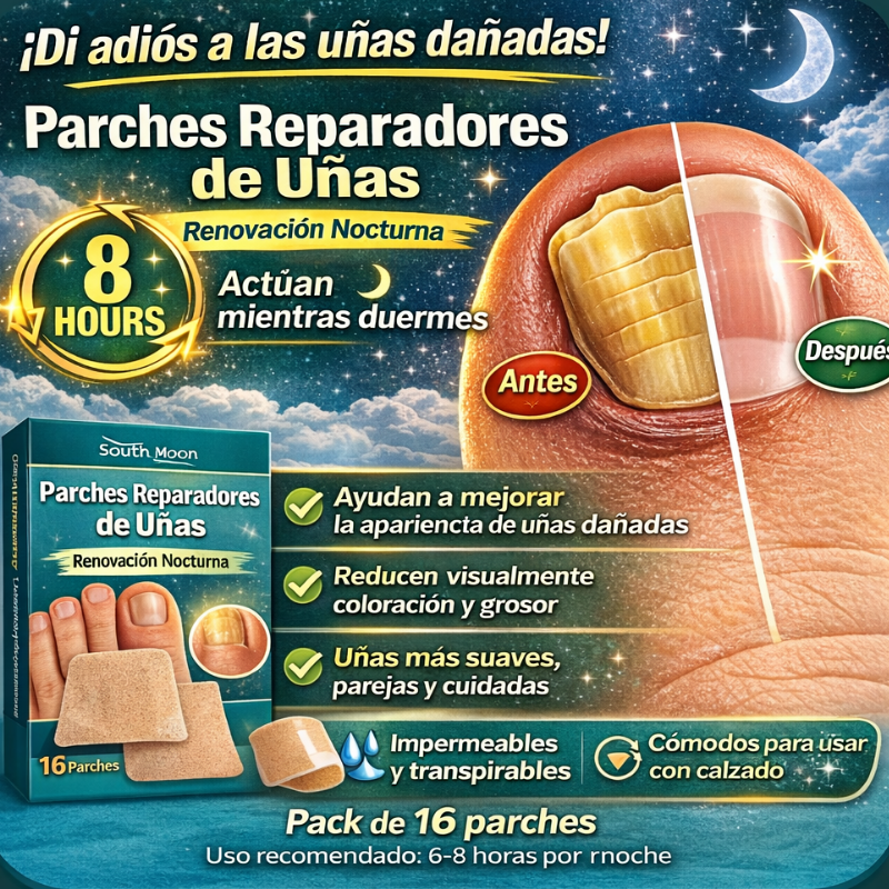 PARCHE UÑAS ANTIHONGOS x16
