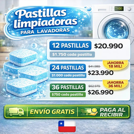 Pastillas Limpiadoras Para Lavadoras