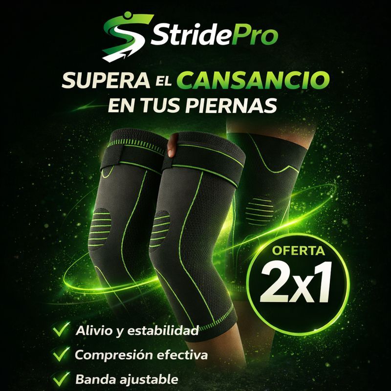 StridePro 2x1 Rodillera Compresiva