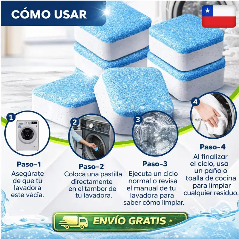 Pastillas Limpiadoras Para Lavadoras