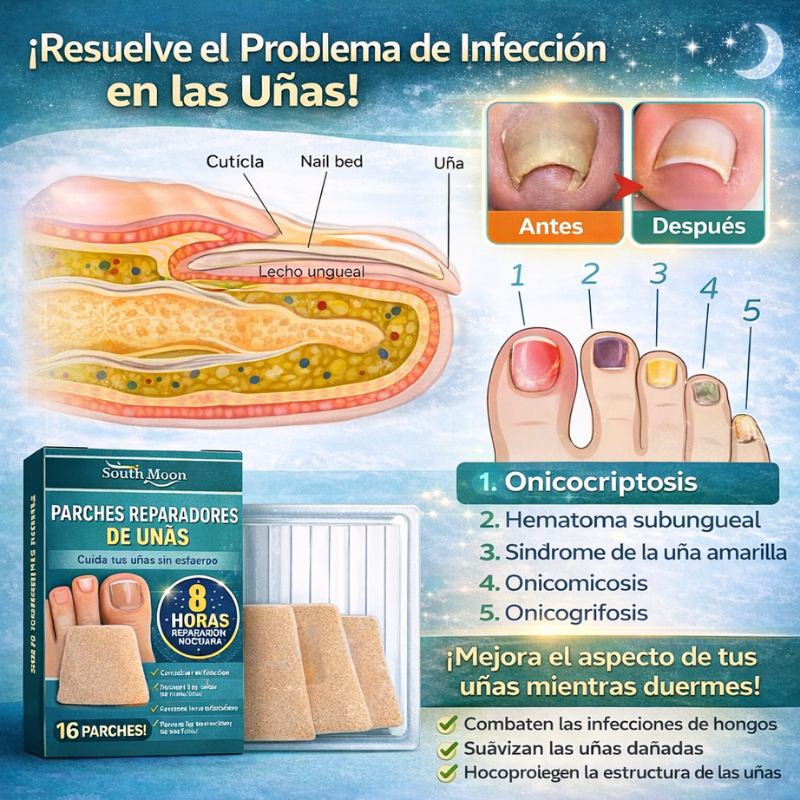 PARCHE UÑAS ANTIHONGOS x16