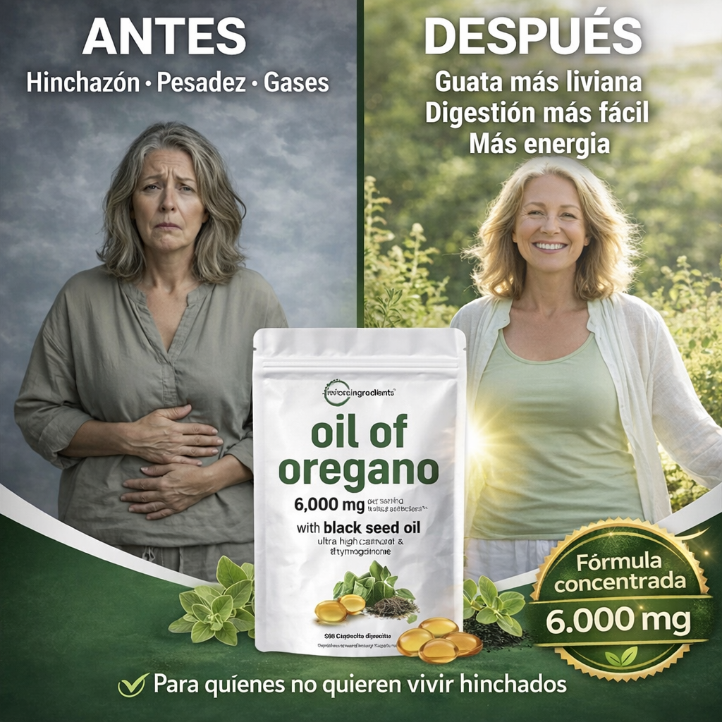 Aceite De Orégano 6000 Mg 60 capsulas