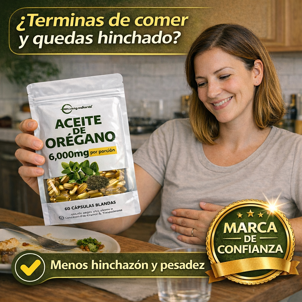 Aceite De Orégano 6000 Mg 60 capsulas