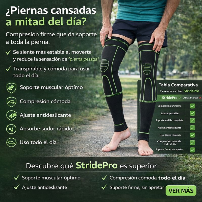 StridePro 2x1 Rodillera Compresiva
