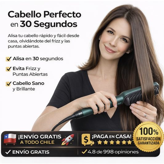 Cepillo Alisador Rizador Multifuncional