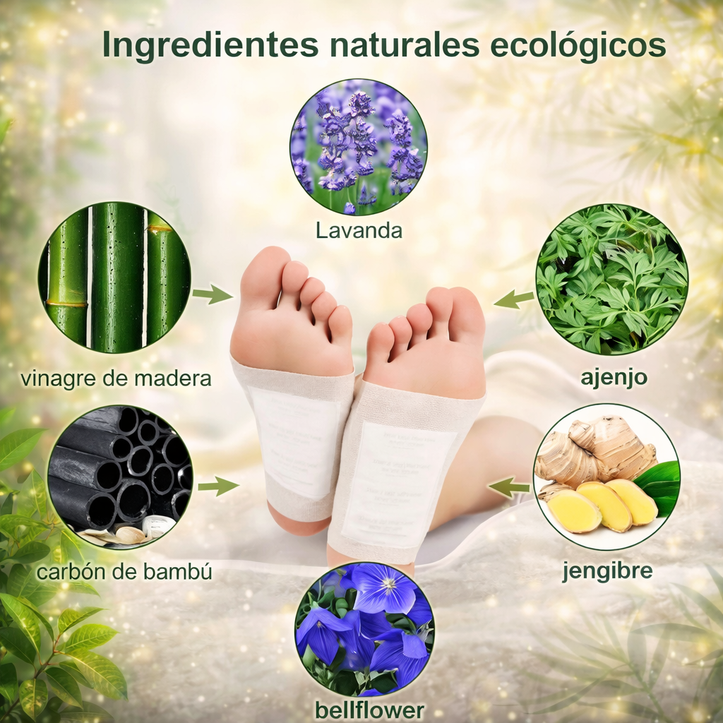 Parches para pie Kinoki